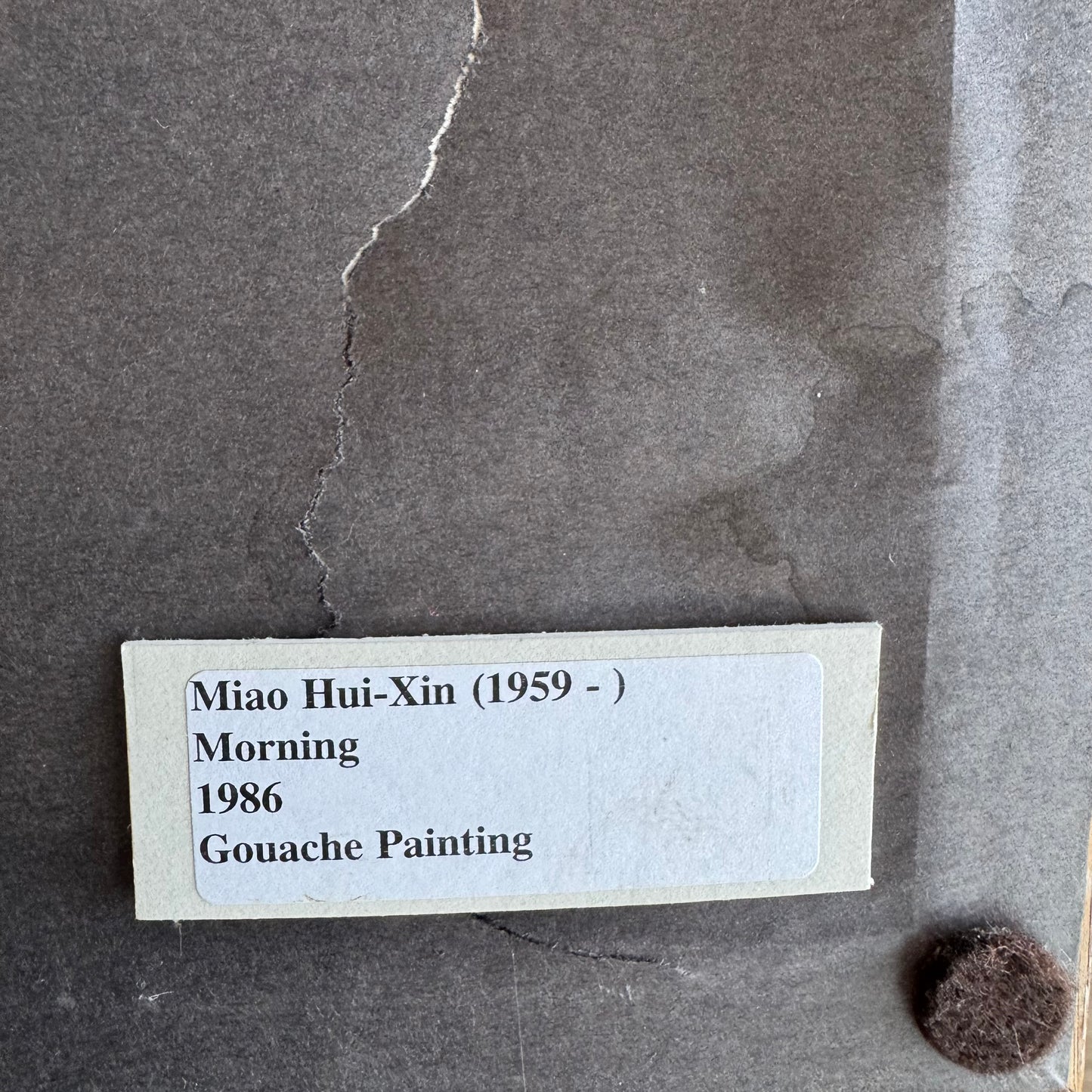 Miao Hui-Xin Abstract Gouache Painting