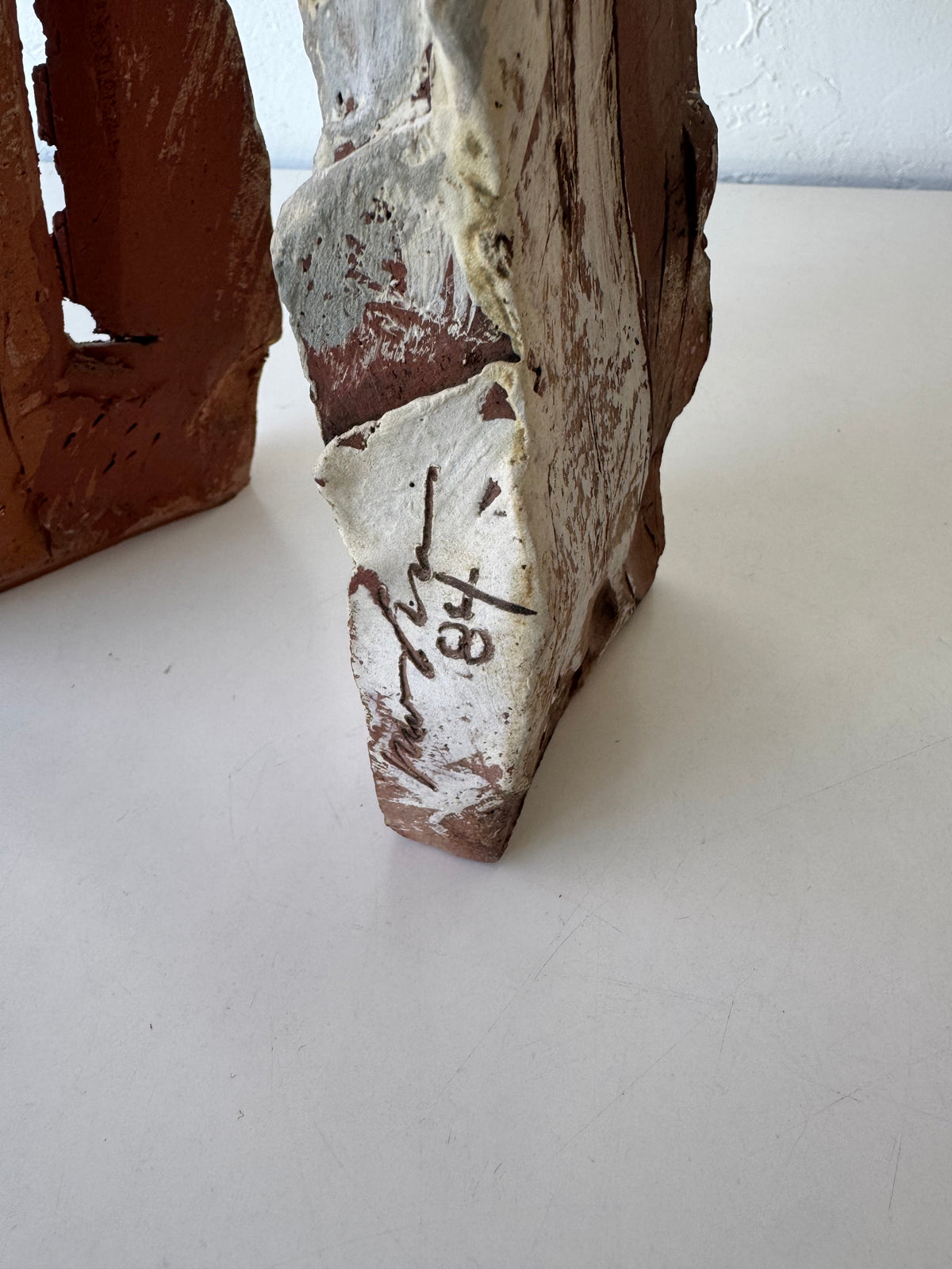 Mike Moran Ceramic Horse Rider Sculpture
