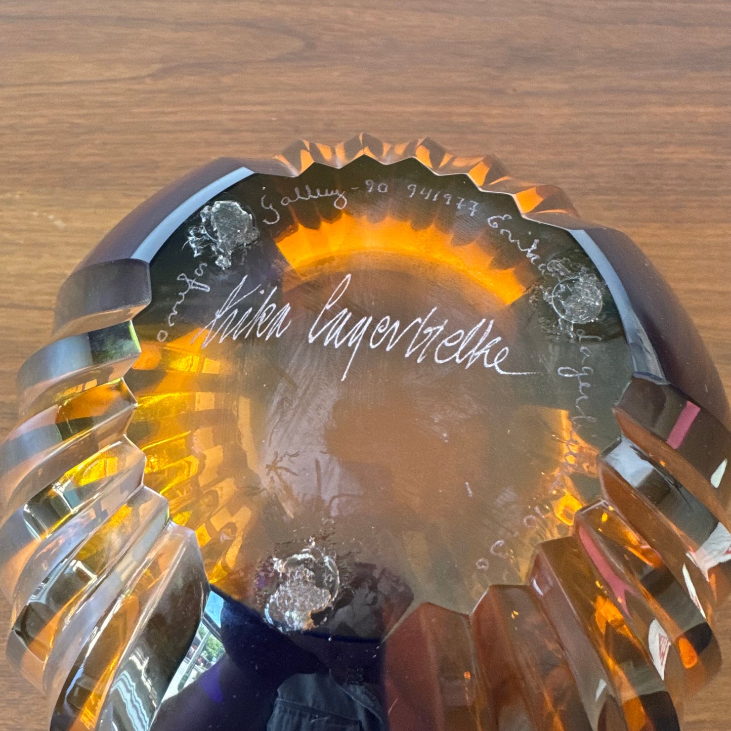 Erika Lagerbielke for Orrefors Gallery Studio Glass Bowl