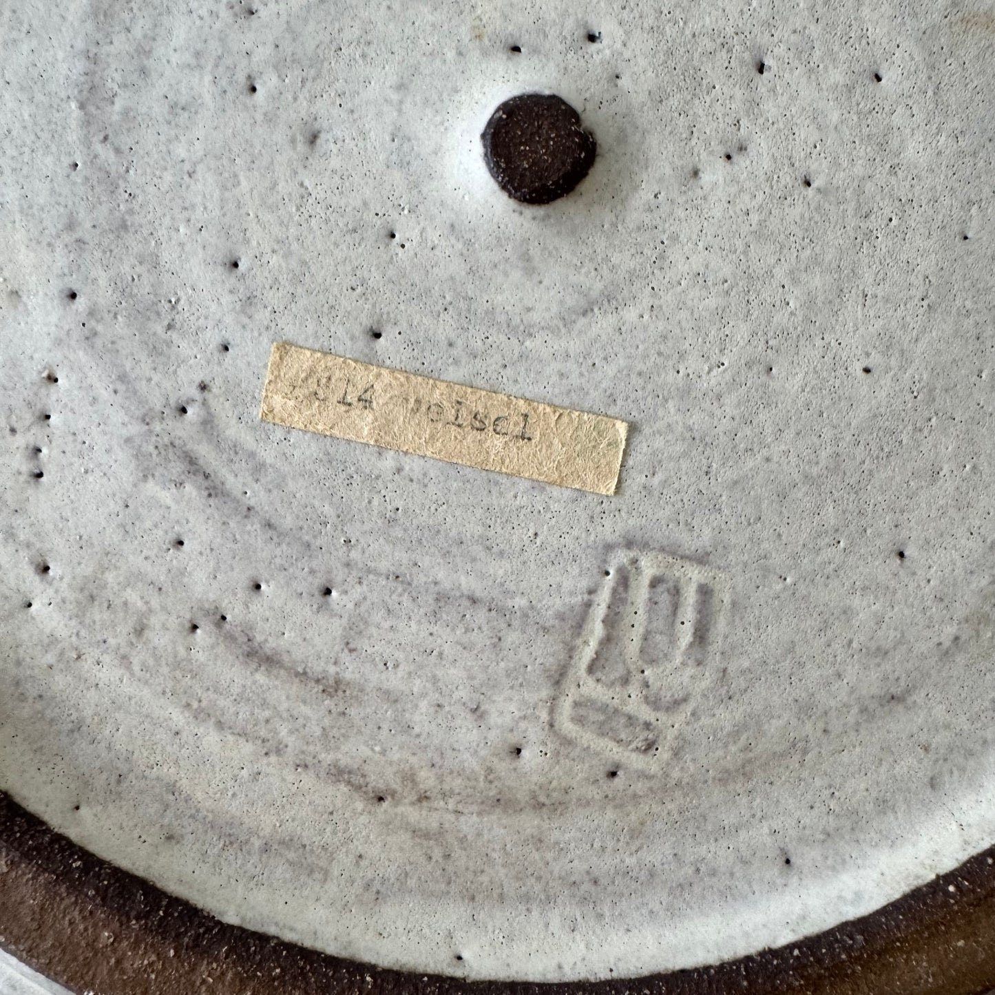 Virginia Weisel Studio Pottery Charger