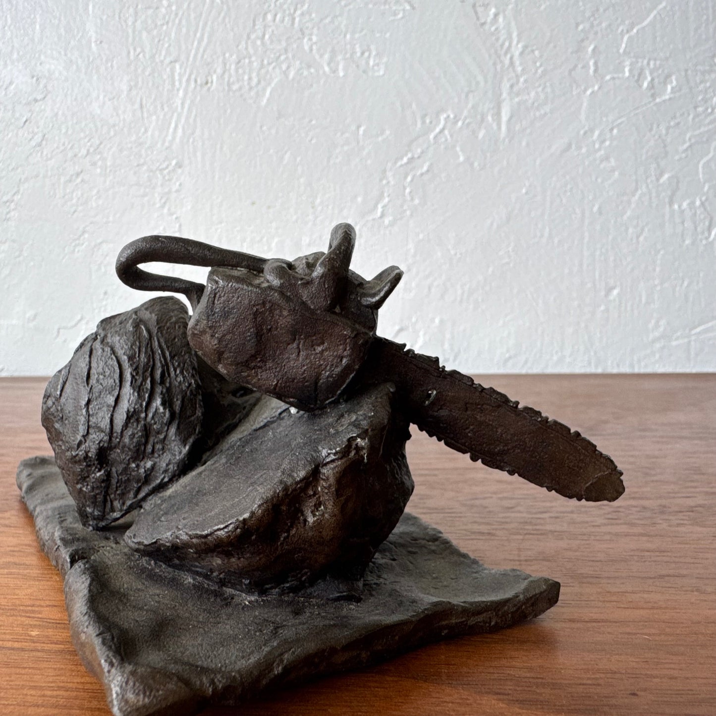 Susan Opie Self Portrait Bronze Sculpture