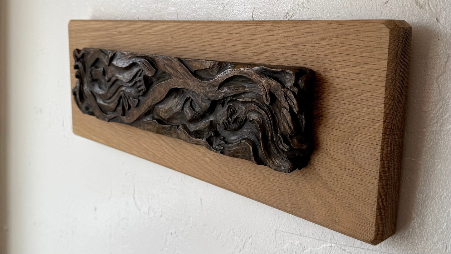 Bronze Wall Hanging Sculpture