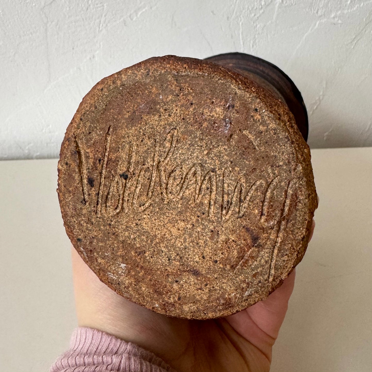 Paul Volckening Studio Pottery Vase