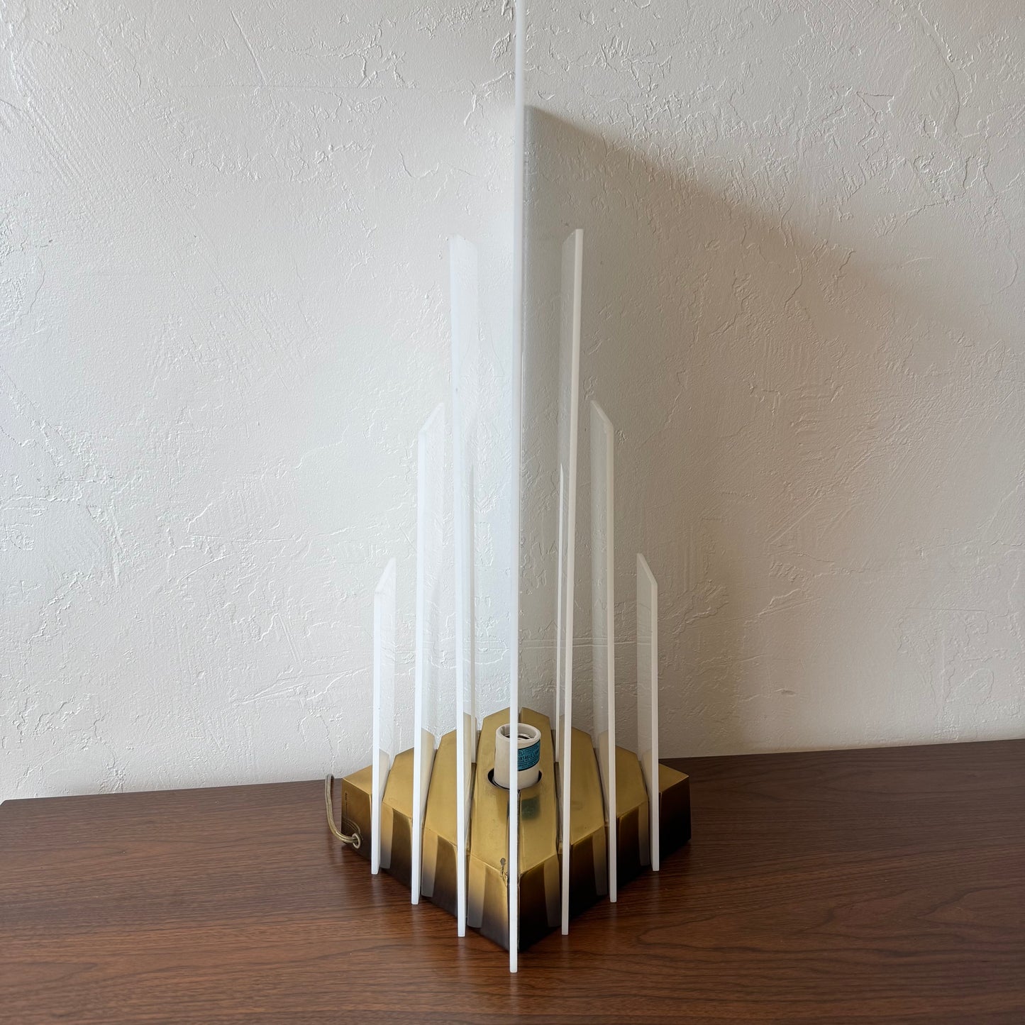 Westwood Industries Brass + Acrylic Table Lamp