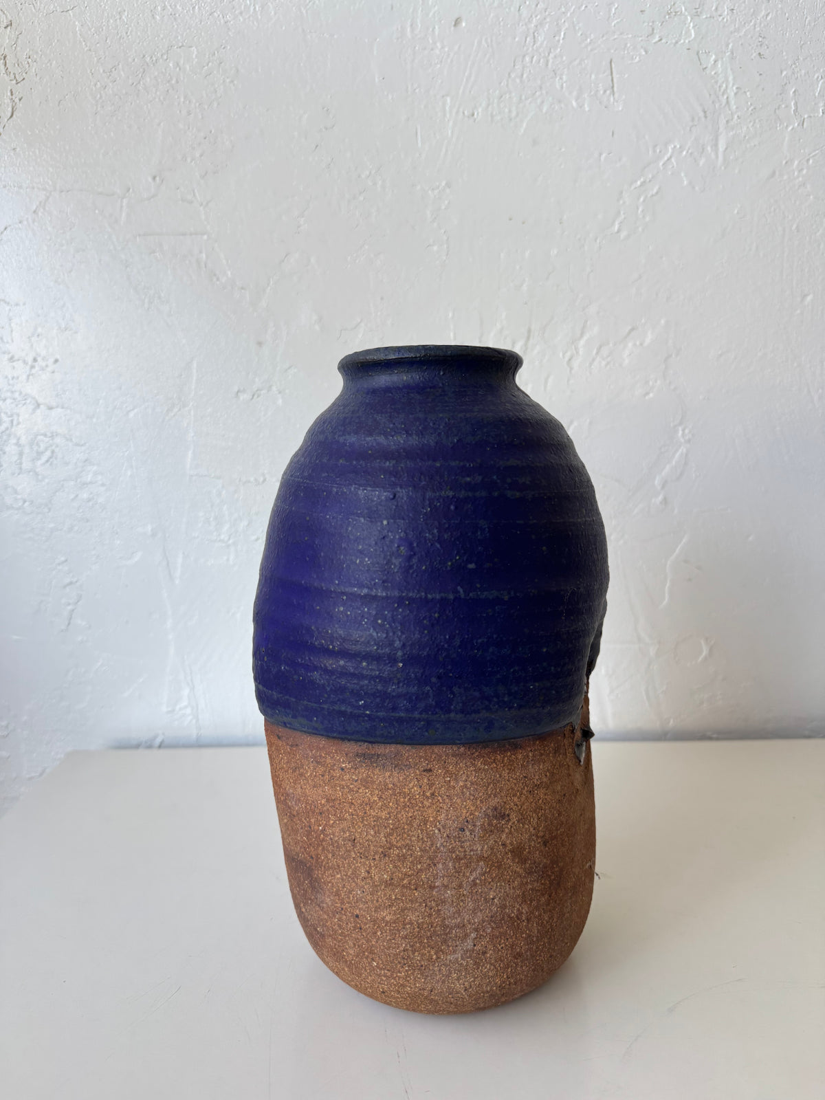 Michael Cohen Studio Pottery Cobalt Glaze Vase