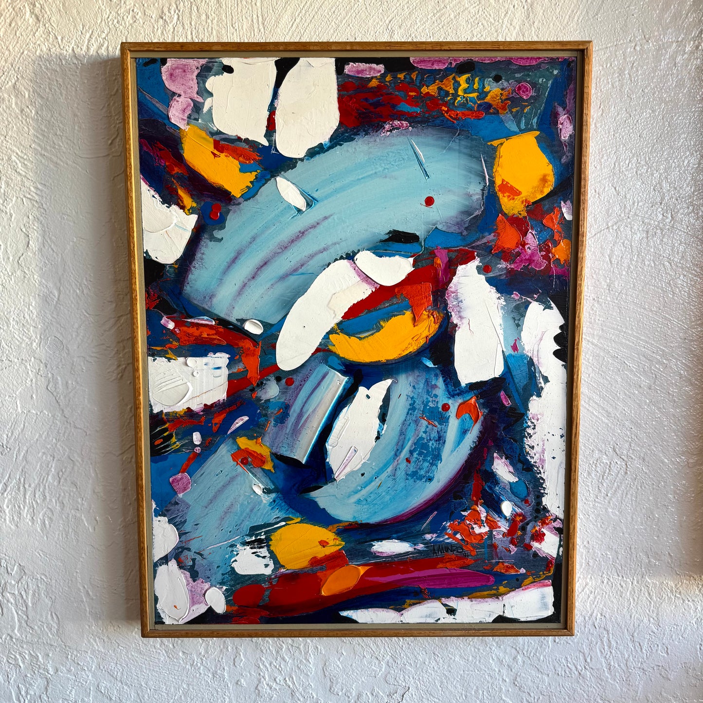 Alan Munro Abstract Acrylic Painting