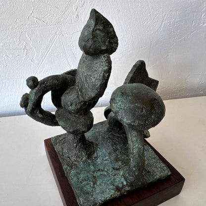 Susan Opie Abstract Bronze Sculpture, 1960’s