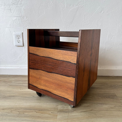 Rolf Hesland for Bruksbo Bagn Møbelindustri Rosewood Magazine Rack