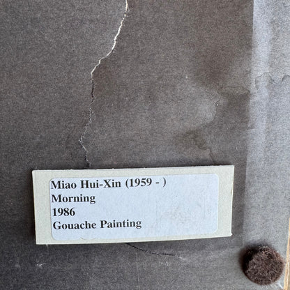 Miao Hui-Xin Abstract Gouache Painting