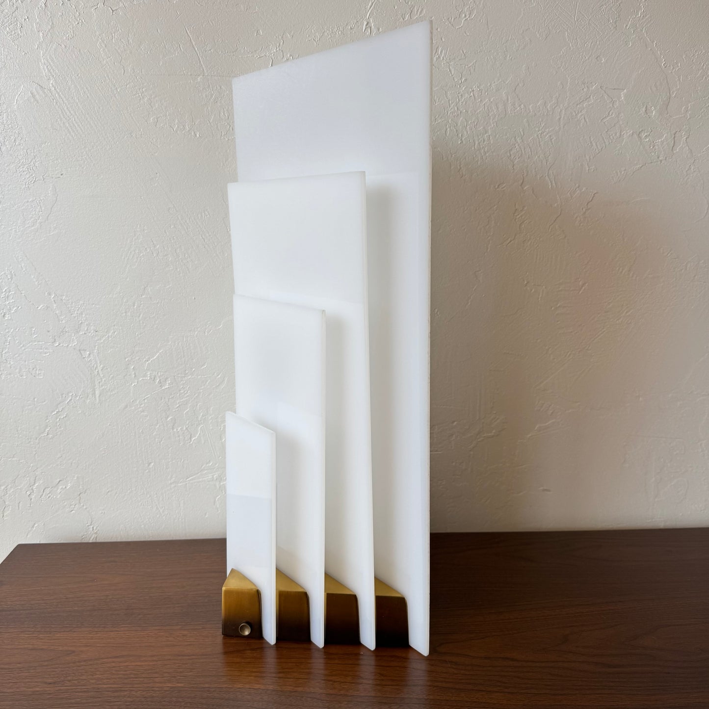 Westwood Industries Brass + Acrylic Table Lamp