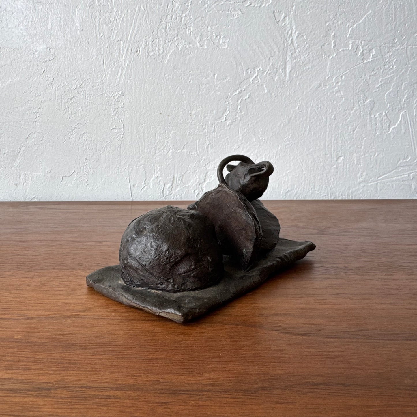 Susan Opie Self Portrait Bronze Sculpture