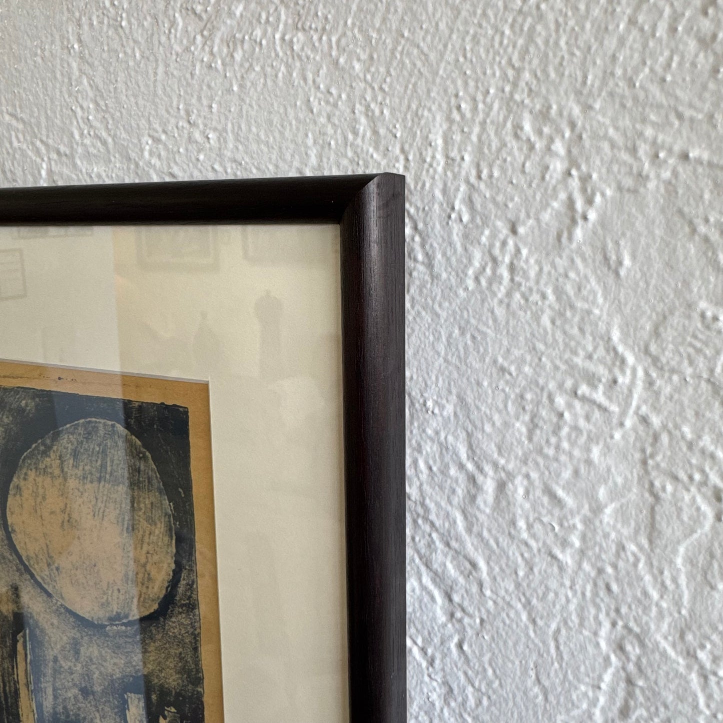 Abstract Cityscape Block Print