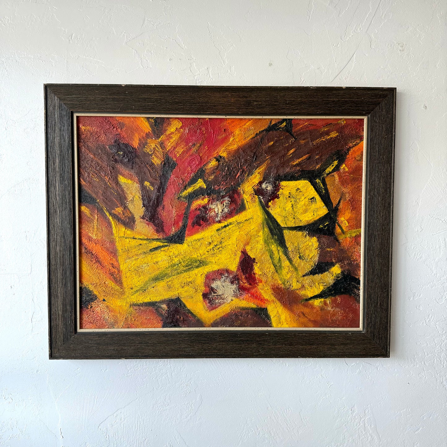 1950’s Figurative Abstract Oil Painting