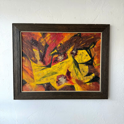 1950’s Figurative Abstract Oil Painting