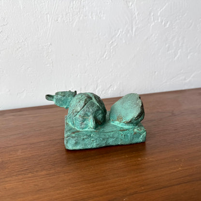 Susan Opie Self Portrait Bronze Sculpture