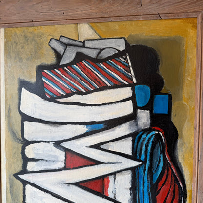 ‘Solid State’ Abstract Surrealist Oil Painting by Jack Hammack