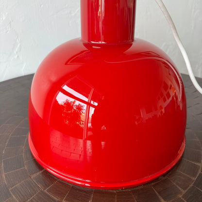 Limburg Red Milk Glass Light Fixture