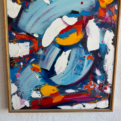 Alan Munro Abstract Acrylic Painting