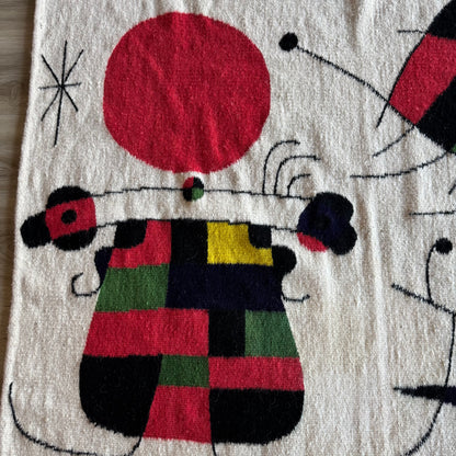 Vintage 1960’s Joan Miro style Wall Tapestry