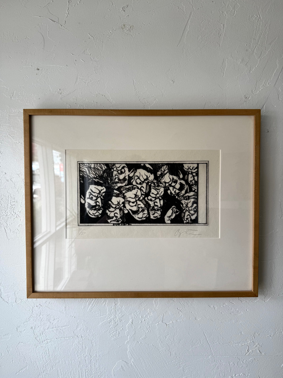 Rick Bartow Japanese Oni Etching Print