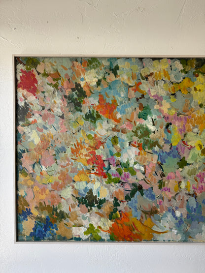 Ray Levra Abstract Colorfield Oil Painting