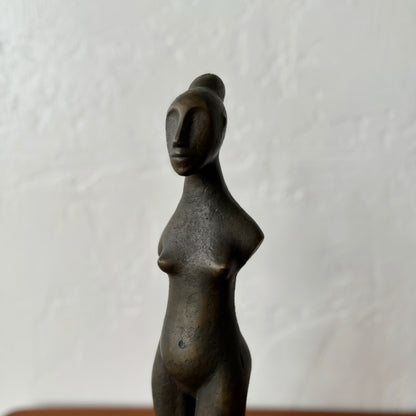 Figurative Abstract Female Nude Bronze, 1950’s