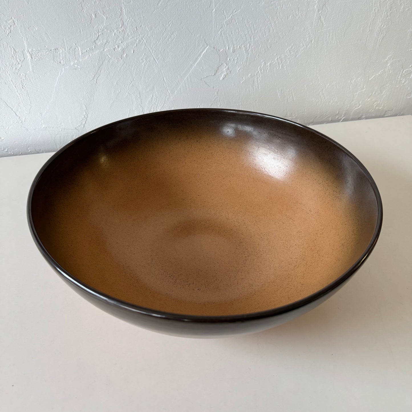 Heath Coupe Brownstone Ceramic Salad Bowl