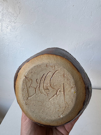 Bill Sax Lidded Studio Pottery Jar
