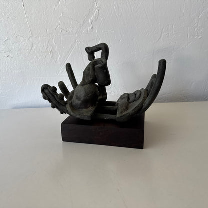 Susan Opie Abstract Bronze Sculpture, 1960’s