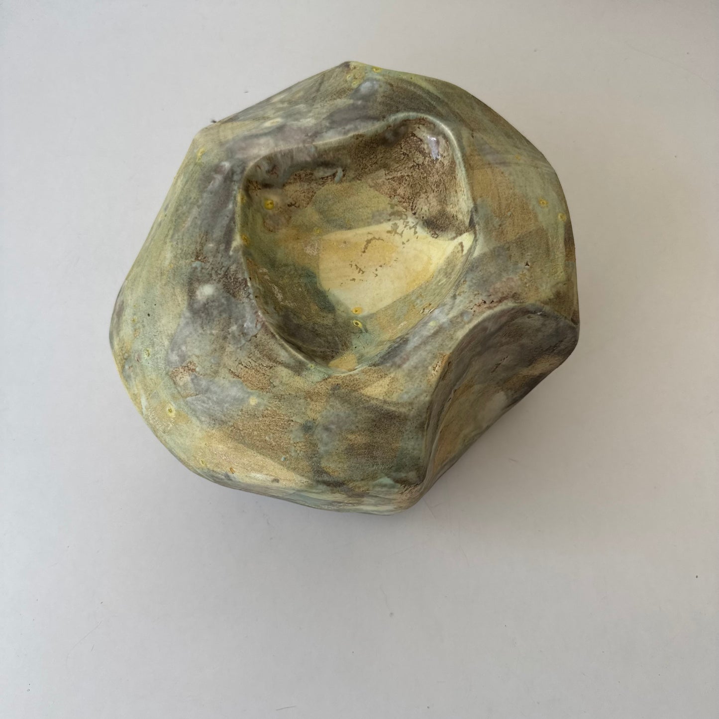Mary Hindman Ceramic Sculptural Bowl