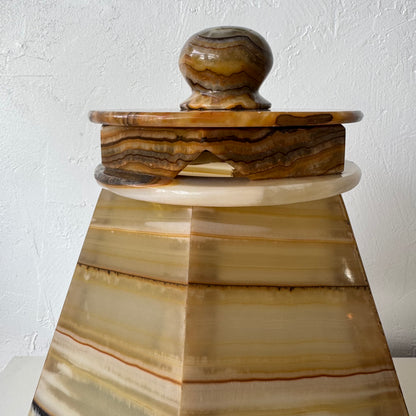 Vintage Onyx Table Lamp