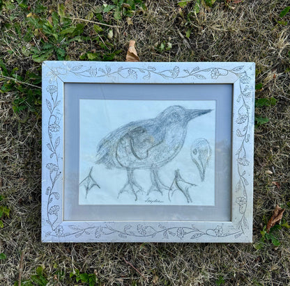 Amanda Snyder Charcoal Bird Study