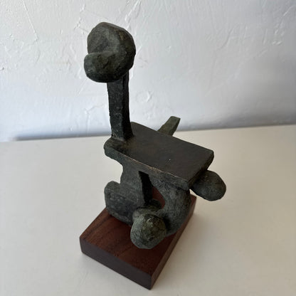 Susan Opie Abstract Bronze Sculpture, 1960’s