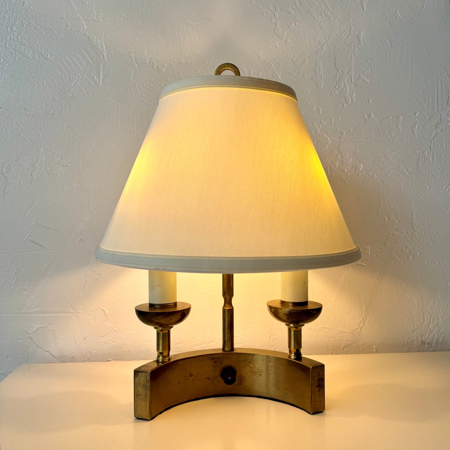 1940/50s Solid Brass Table Lamp