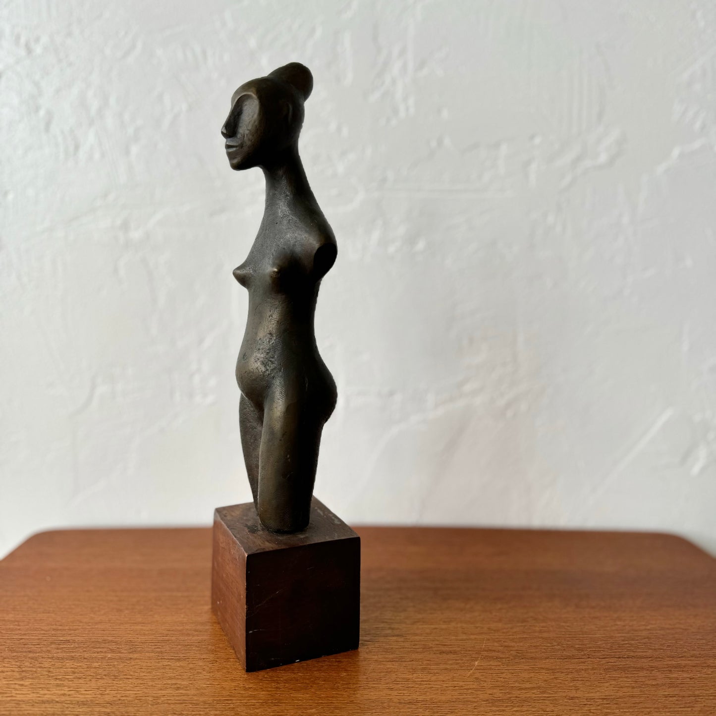 Figurative Abstract Female Nude Bronze, 1950’s