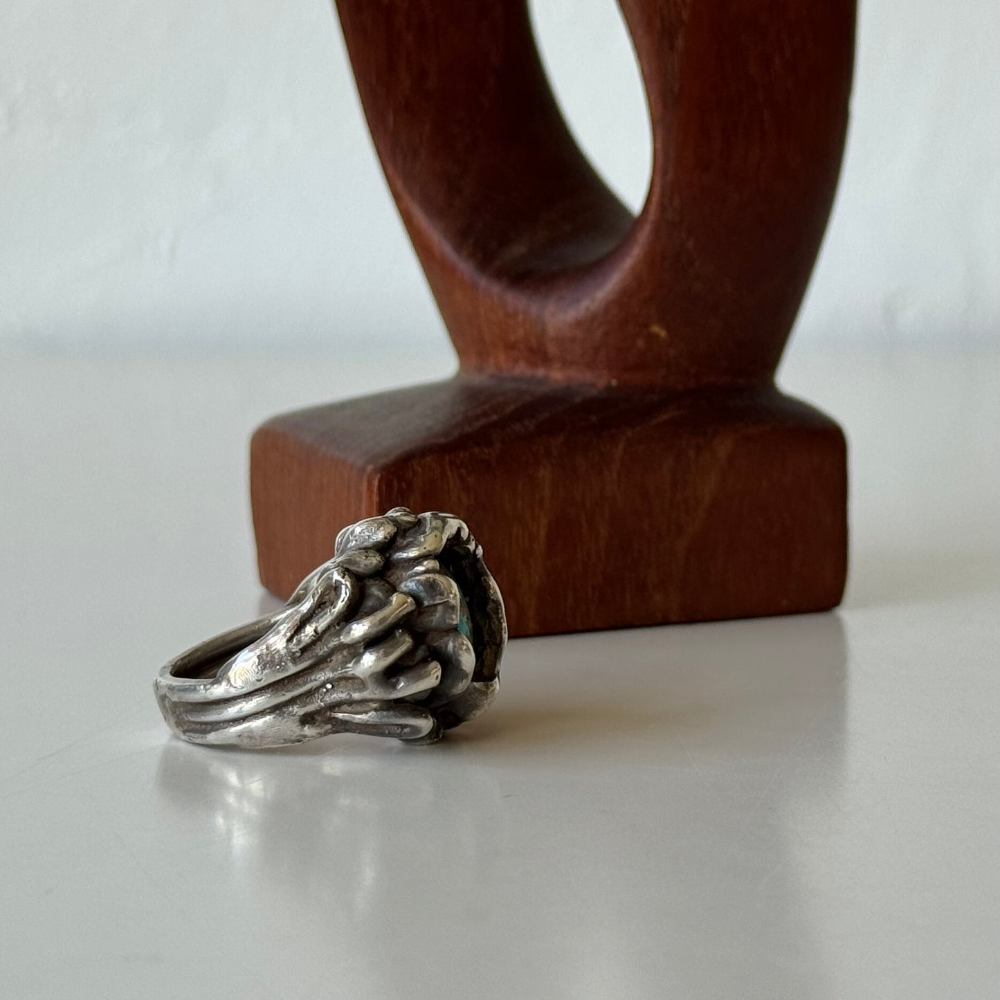 Max Nixon Silver + Turquoise Ring