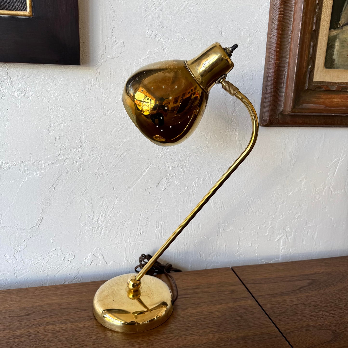 Brass Table Lamp by Dumont Lamp Co.