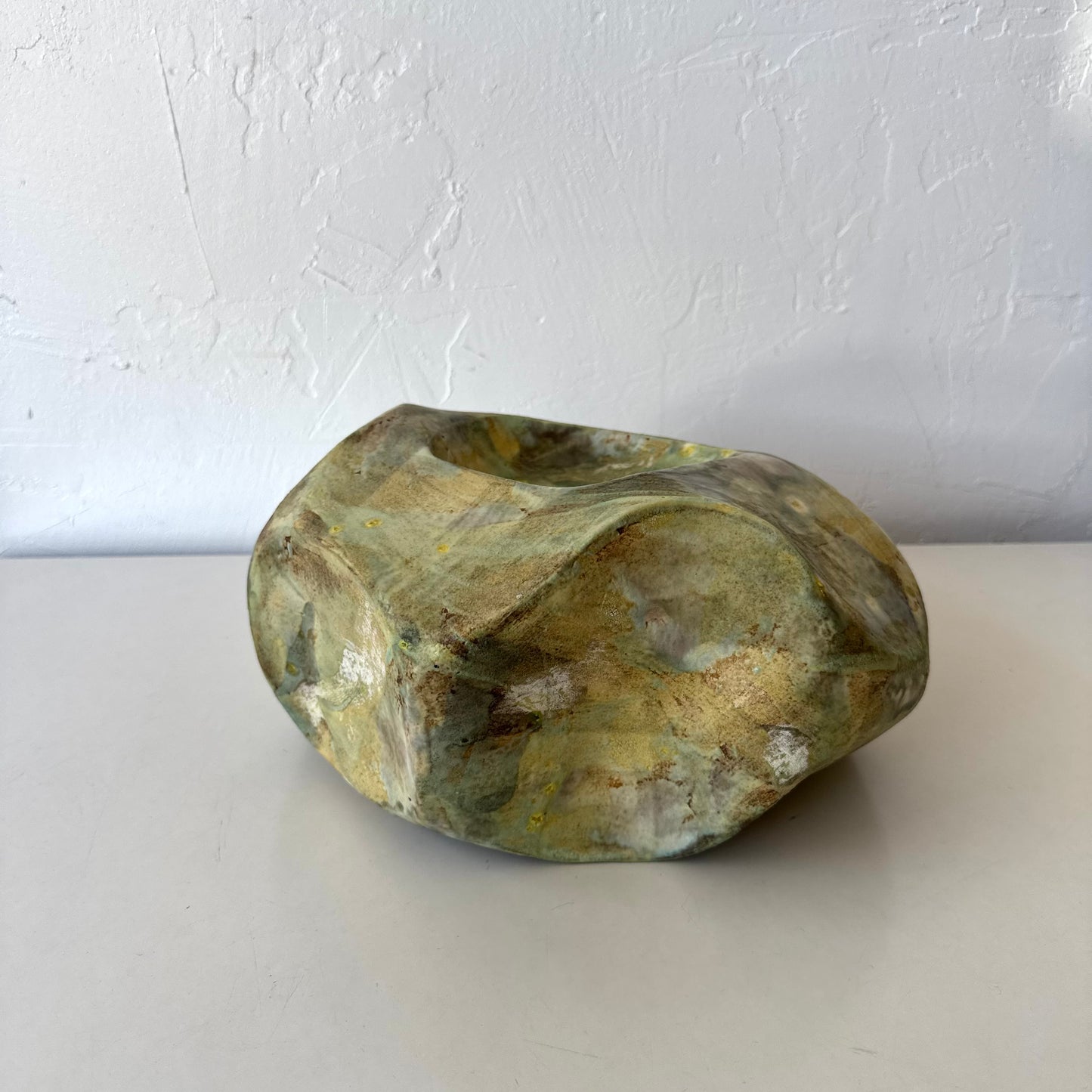 Mary Hindman Ceramic Sculptural Bowl