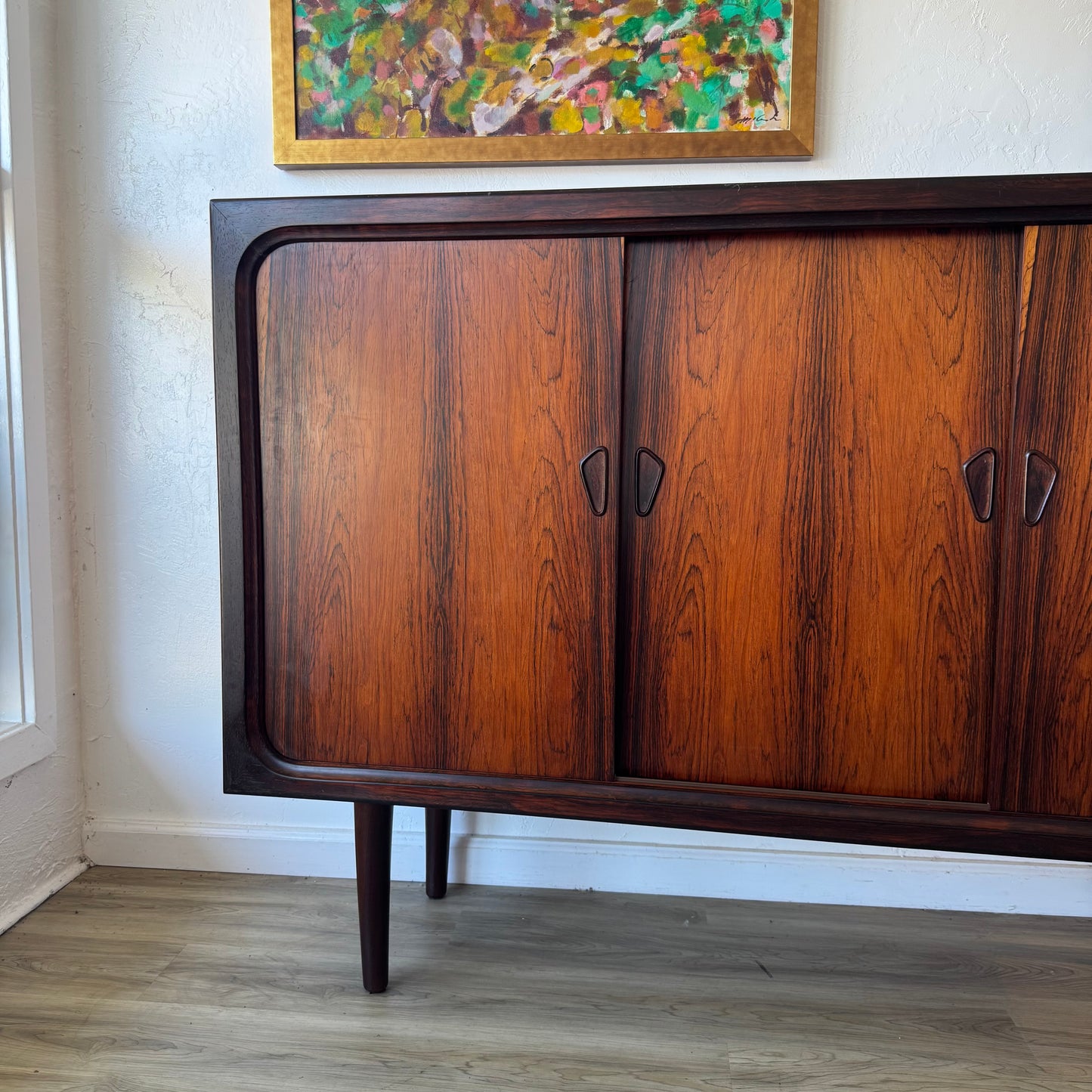 Danish Modern Rosewood Credenza Sideboard, 1960’s
