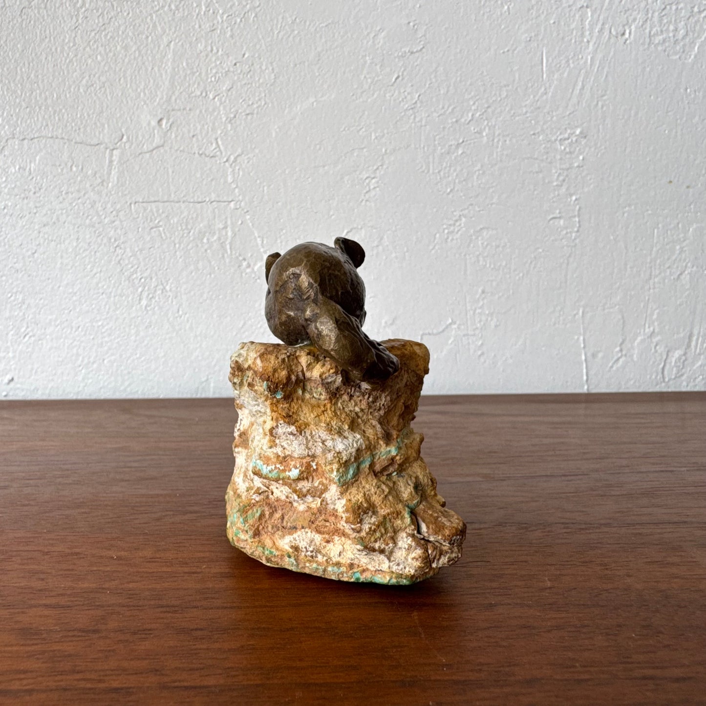 Susan Opie Figurative Chinchilla Bronze Sculpture