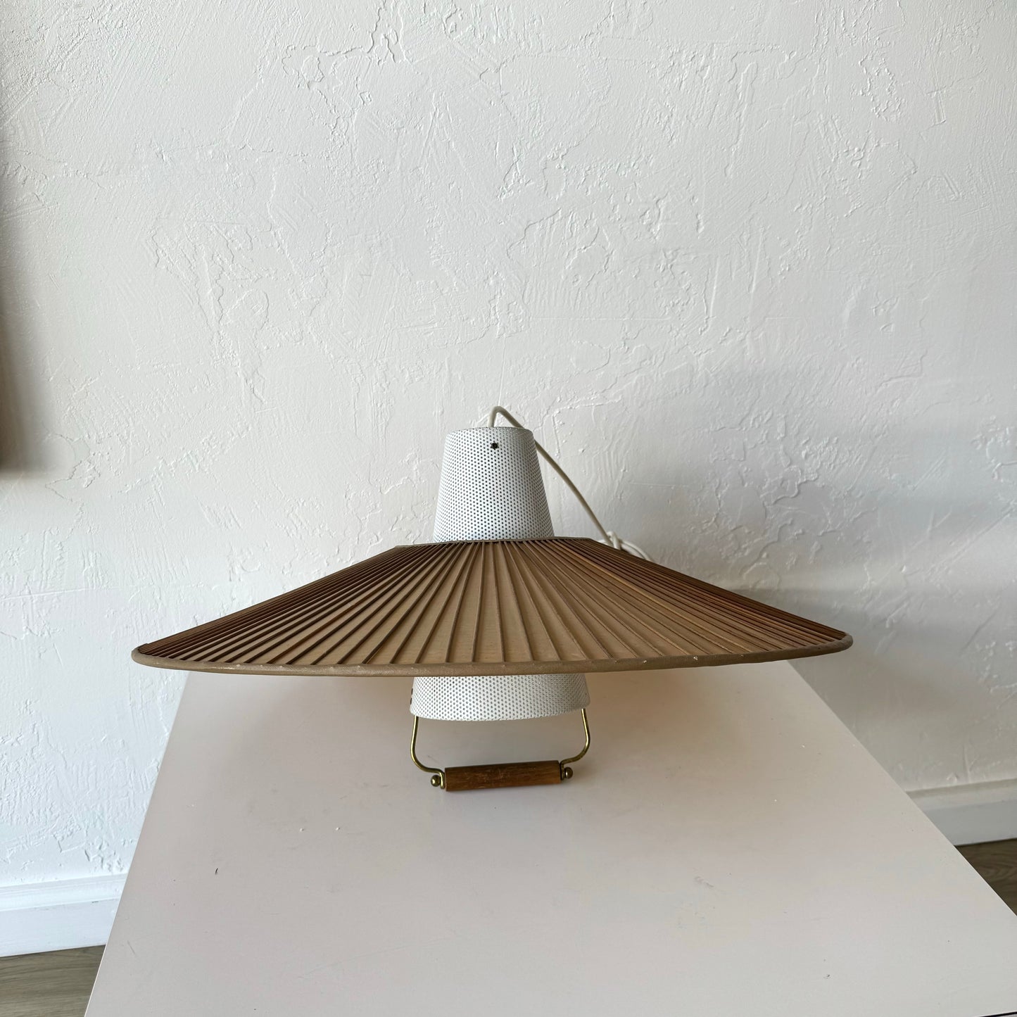 Gerald Thurston | Lightolier | Metal + Reed Light Fixture