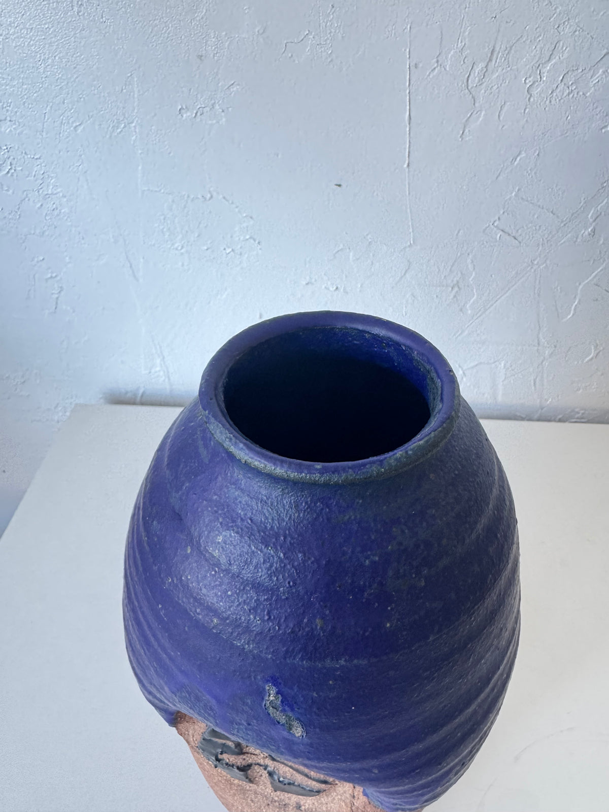 Michael Cohen Studio Pottery Cobalt Glaze Vase