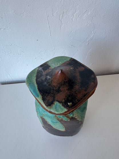 Bill Sax Lidded Studio Pottery Jar