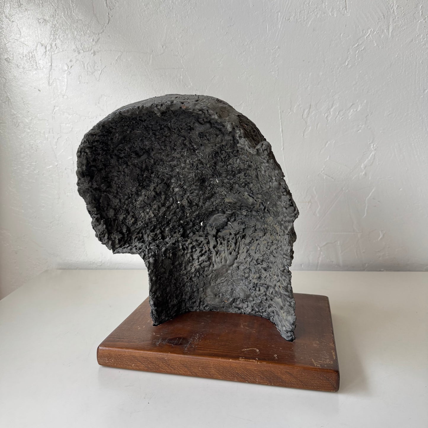 Figurative Bearded Man Metal Sculpture