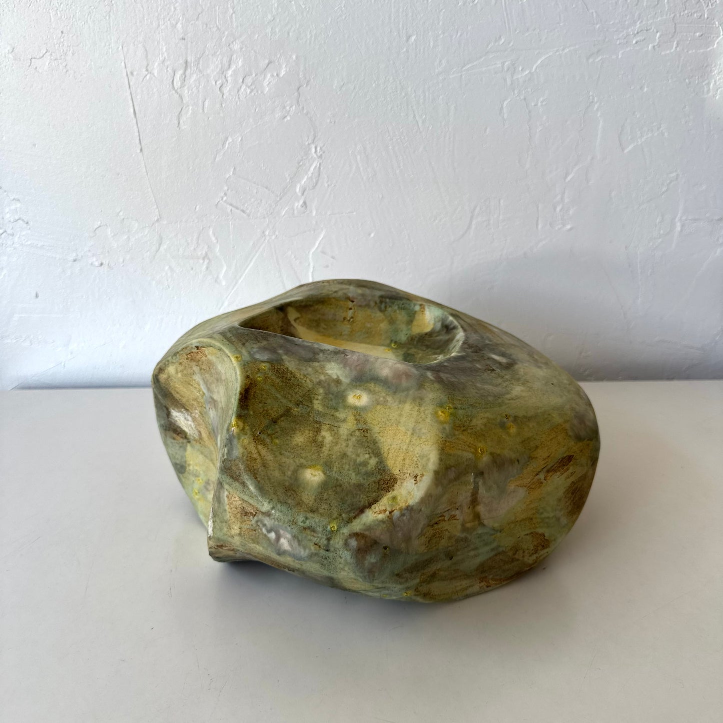 Mary Hindman Ceramic Sculptural Bowl
