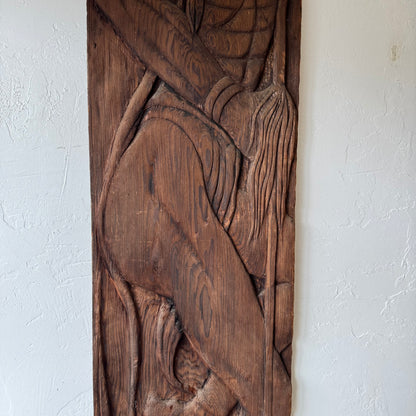 1930/40’s WPA Era Minotaur Woodcarving Panel
