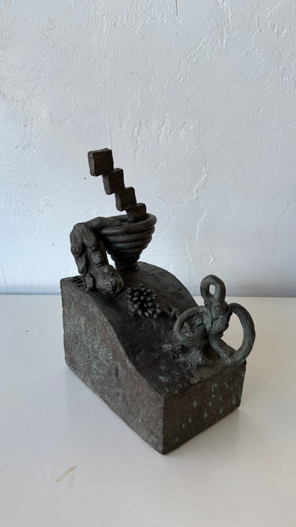 Susan Opie Abstract Bronze Sculpture, 1960’s