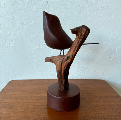 Gert Olsen Teak Bird Sculpture