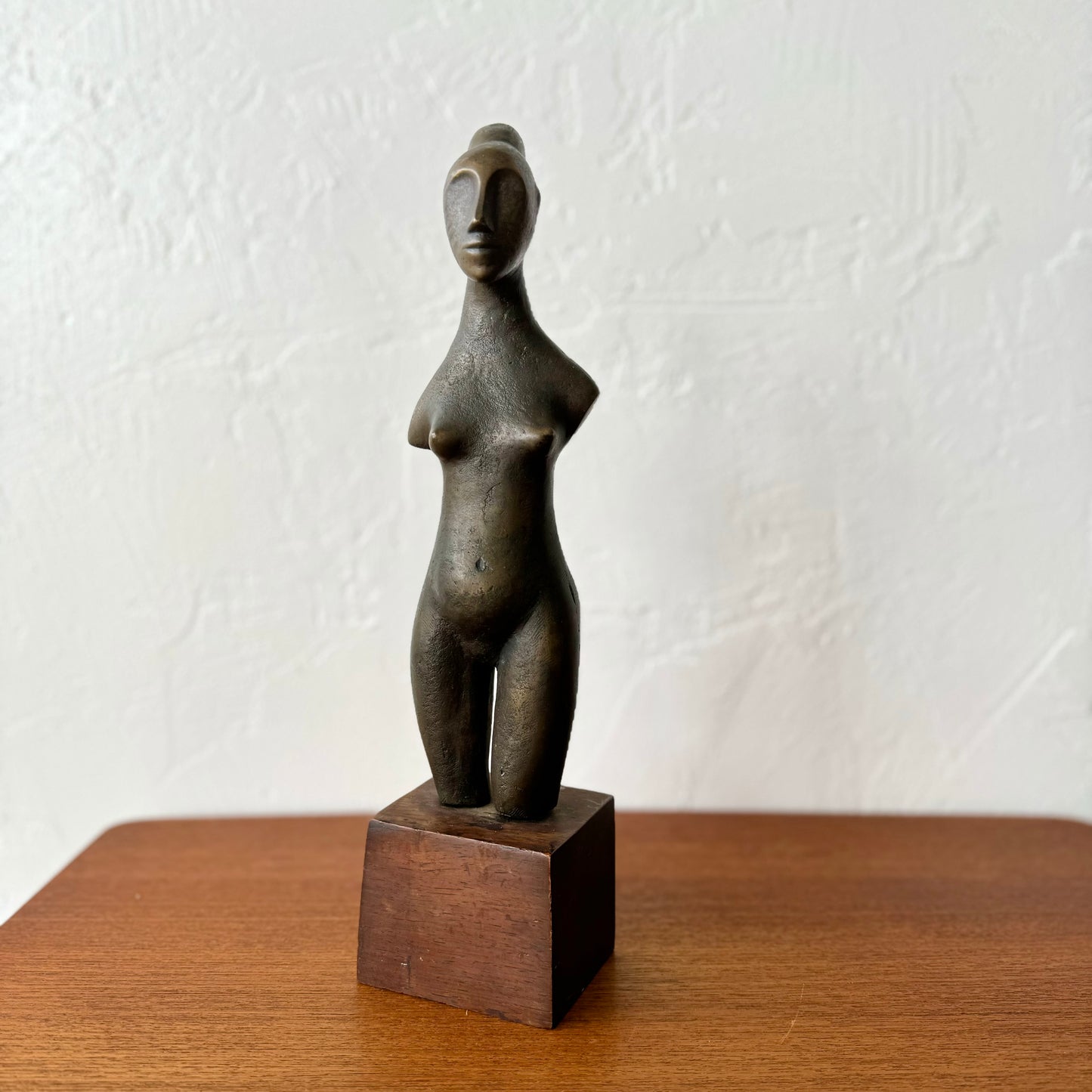 Figurative Abstract Female Nude Bronze, 1950’s