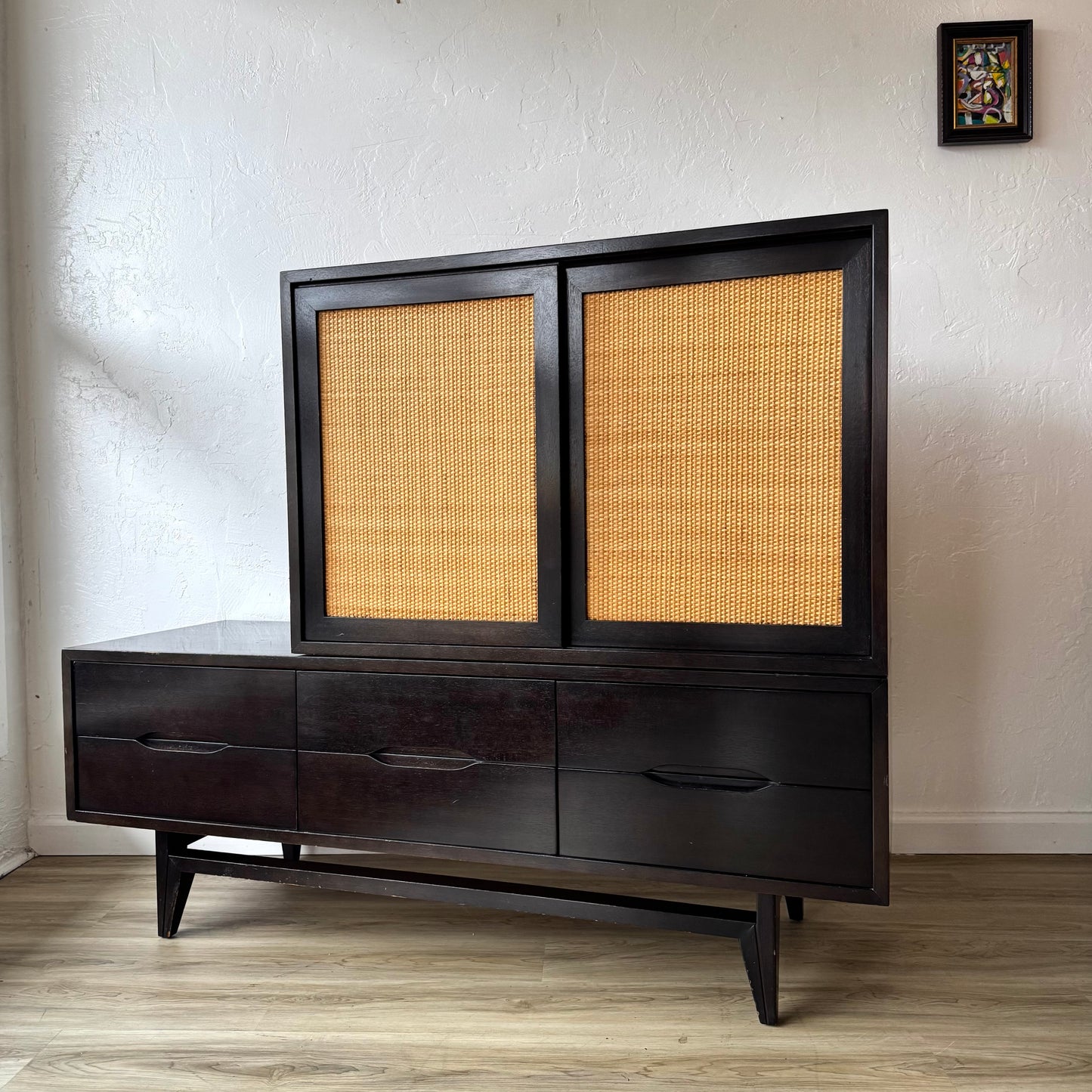 Brown Saltman Ebonized Mahogany Credenza - Dresser